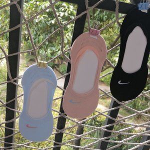 Nike black orange blue socks